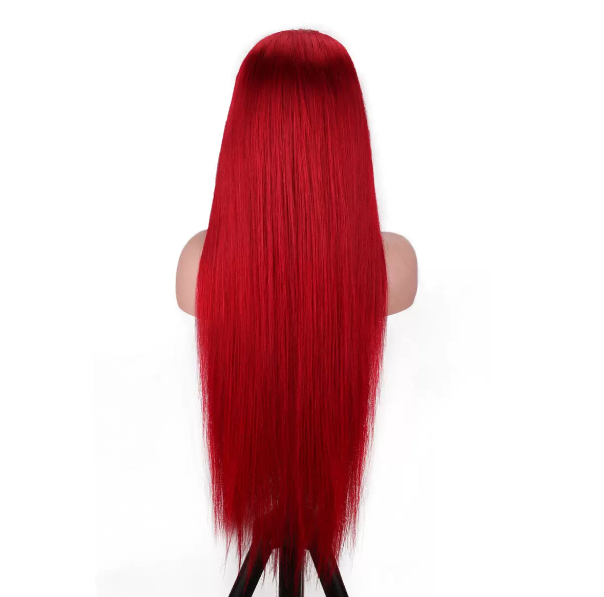 Red Straight 13x4 Lace Front Wig – Human Hair
