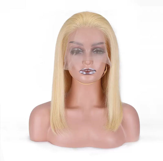 Perruque Bob 613 – Lace Front 13x4 – Carré Platine Raide | 100 % Cheveux Humains ShaiHair