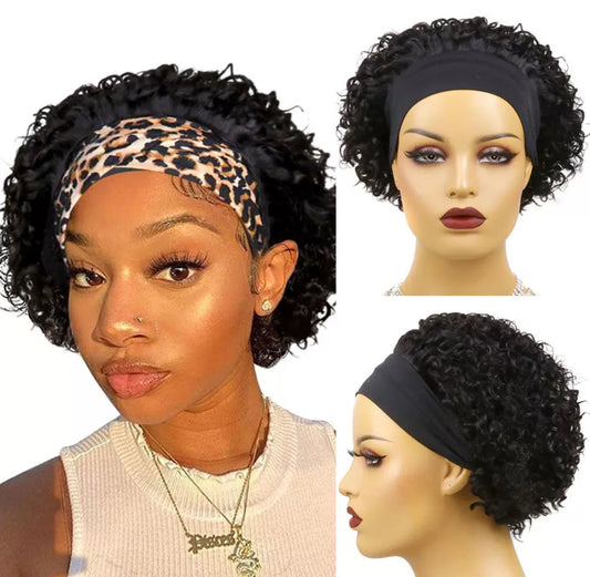 Perruque Headband Pixie – Cheveux 100% Naturels – Look Court et Chic