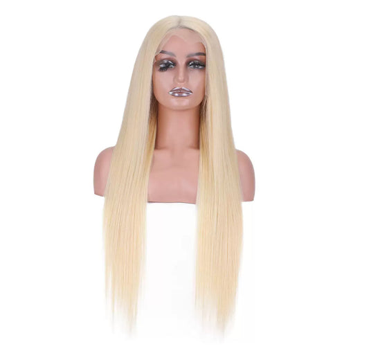 Perruque Blonde 613 – Lace Front 13x4 | Cheveux 100% Naturels Lisses