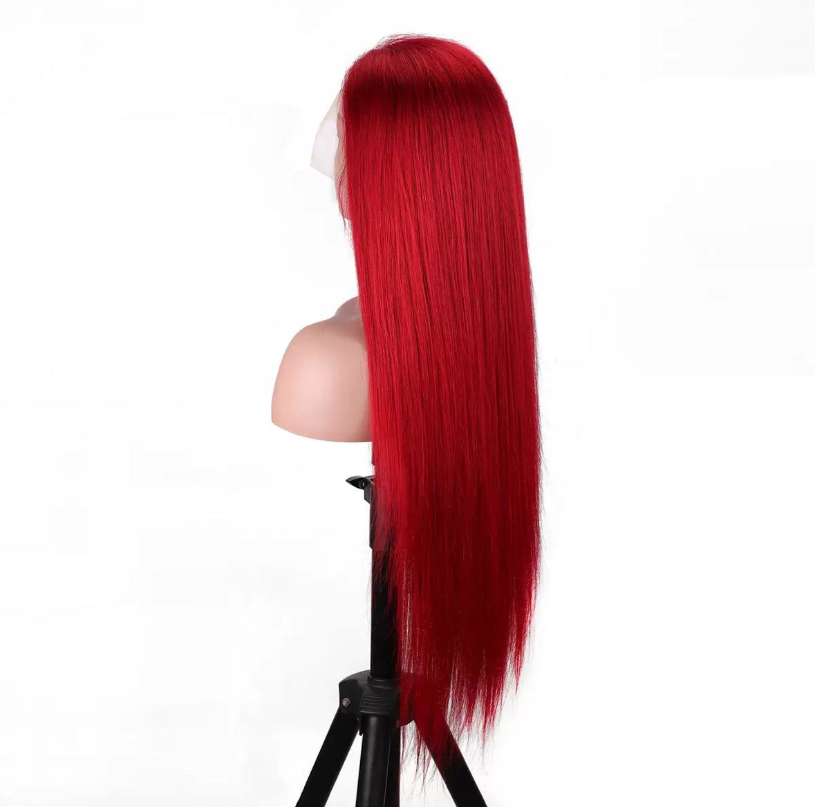 Red Straight 13x4 Lace Front Wig – Human Hair