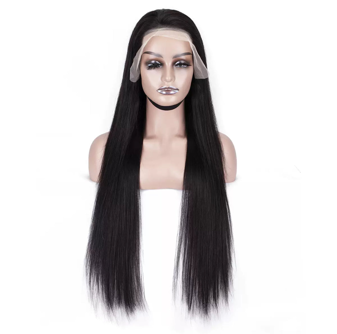 Perruque Lisse 13x4 Lace Front – 100% Cheveux Naturels – 180% Densité