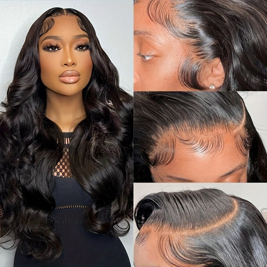 Perruque Body Wave 4x4 Lace Front – 100% Cheveux Humains Naturels