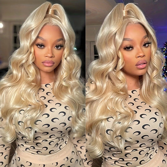 ShaiHair™ Extensions à Clip Body Wave 613 Blond – 100% Cheveux Humains Naturels