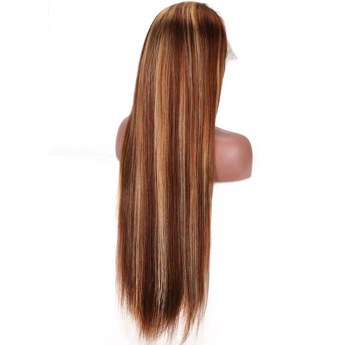 Perruque Lace Front 13x4 – Piano Color P4/27 – Cheveux Humains Lisses – ShaiHair