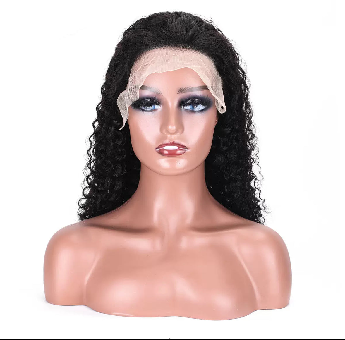 Perruque Lace Front 13x4 – Boucles Naturelles “Curly Hair” 100% Cheveux Humains