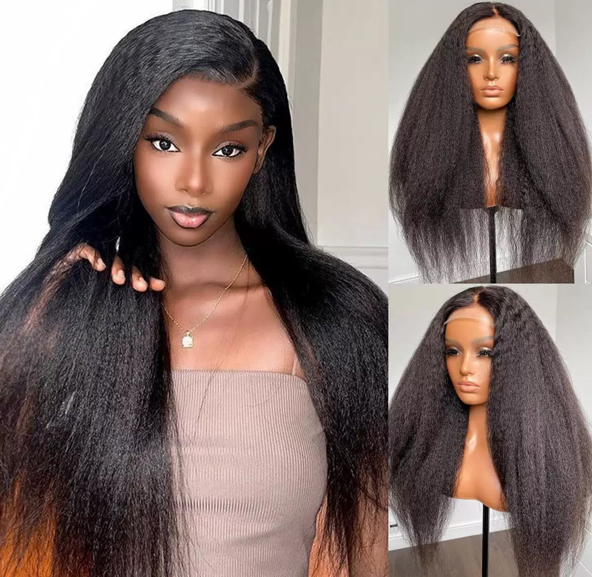 Perruque Yaki Naturelle – Lace Front 13x4 | ShaiHair