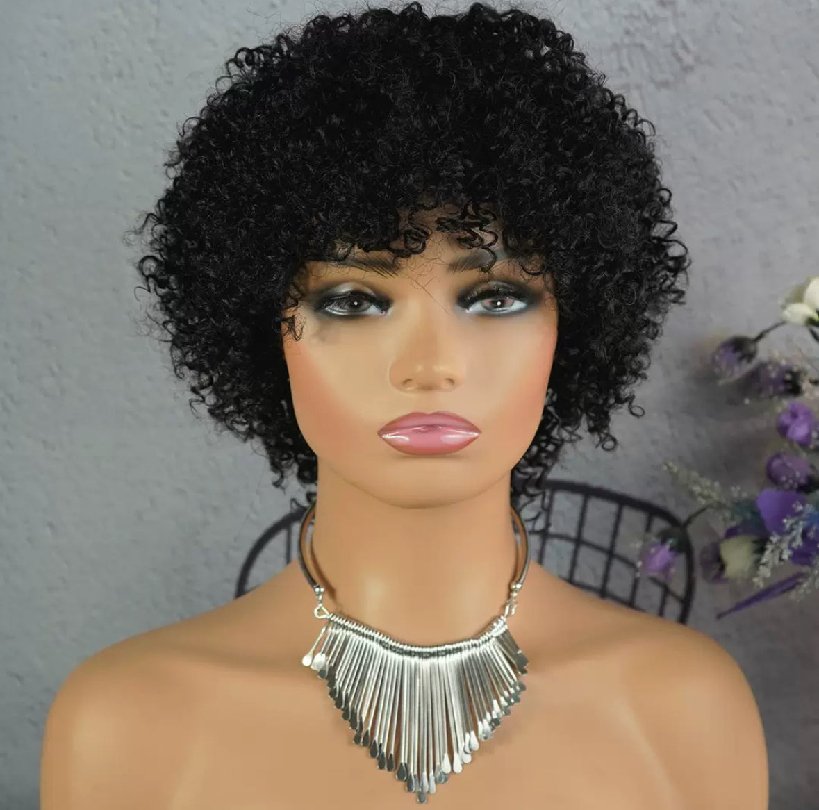Perruque Pixie Cut – 6” Blond 613 | 100% Cheveux Humains Naturels