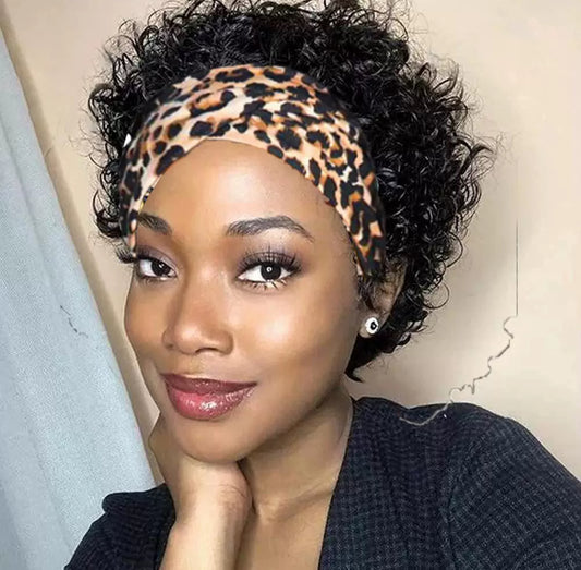Perruque Headband Pixie – Cheveux 100% Naturels – Look Court et Chic