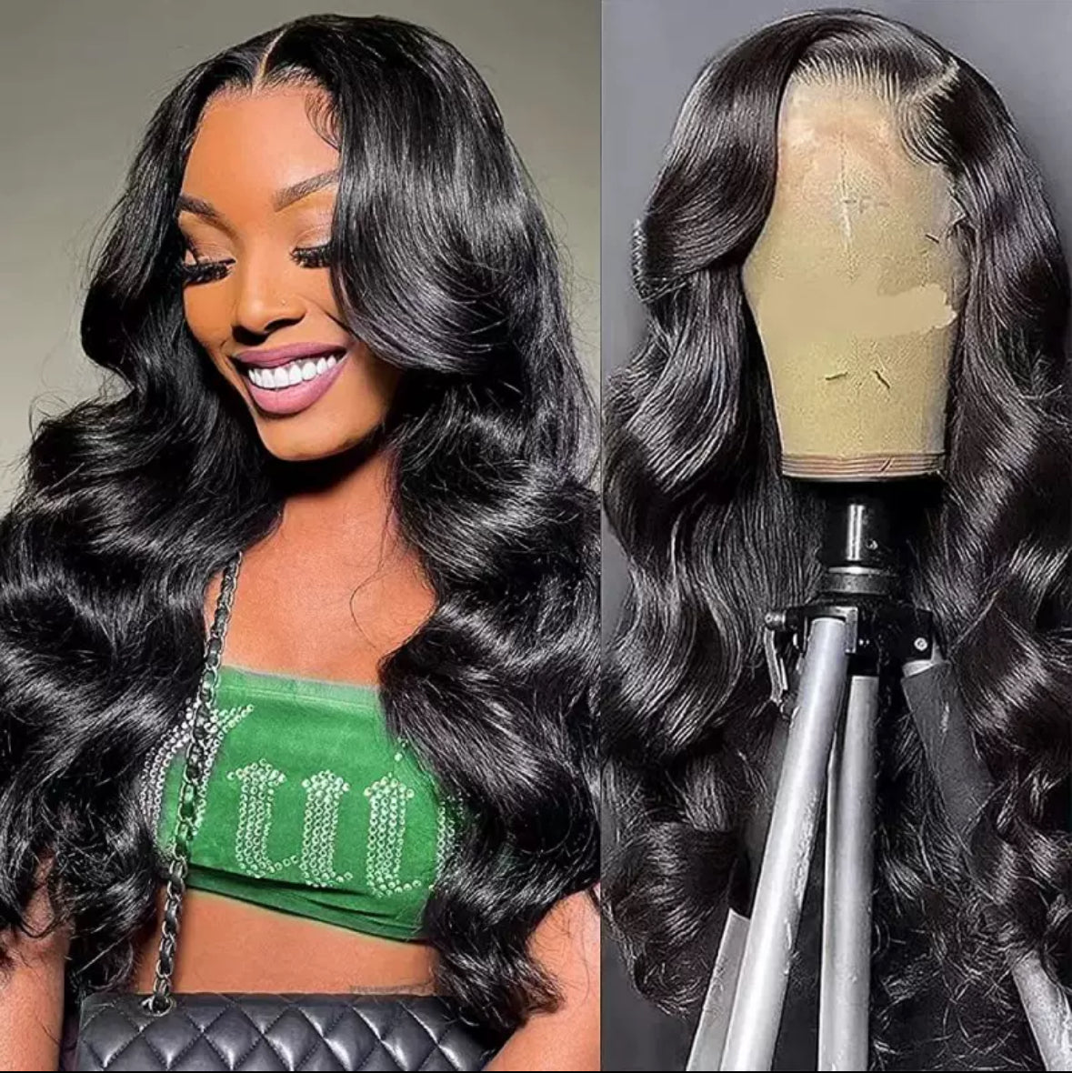 Perruque Body Wave Brésilienne 13x4 – Cheveux 100% Naturels, Haute Densité | ShaiHair