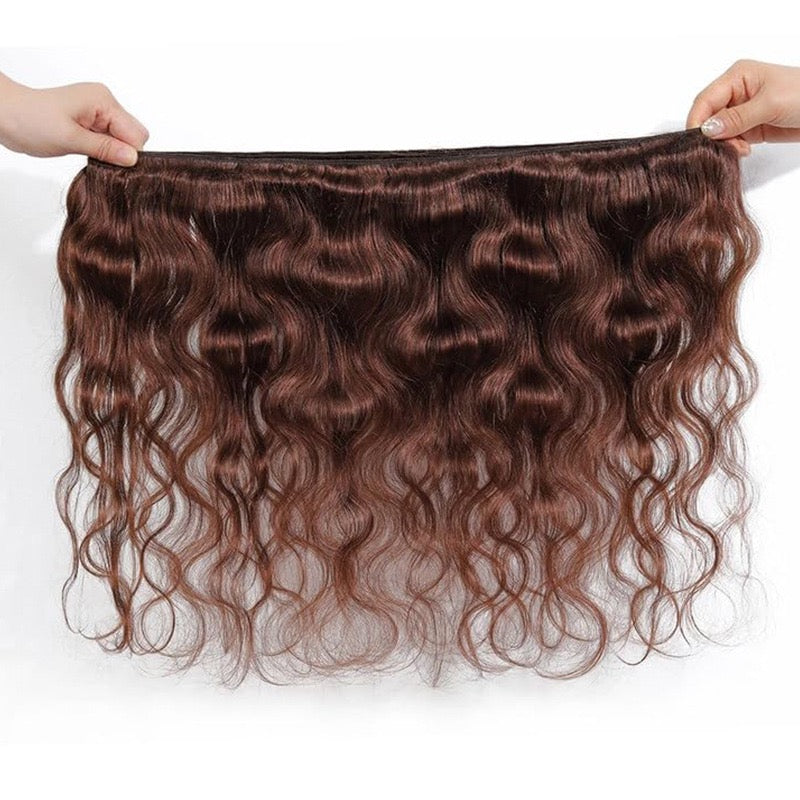 Bundles Chocolat Body Wave – 100% Cheveux Humains Naturels (#4)